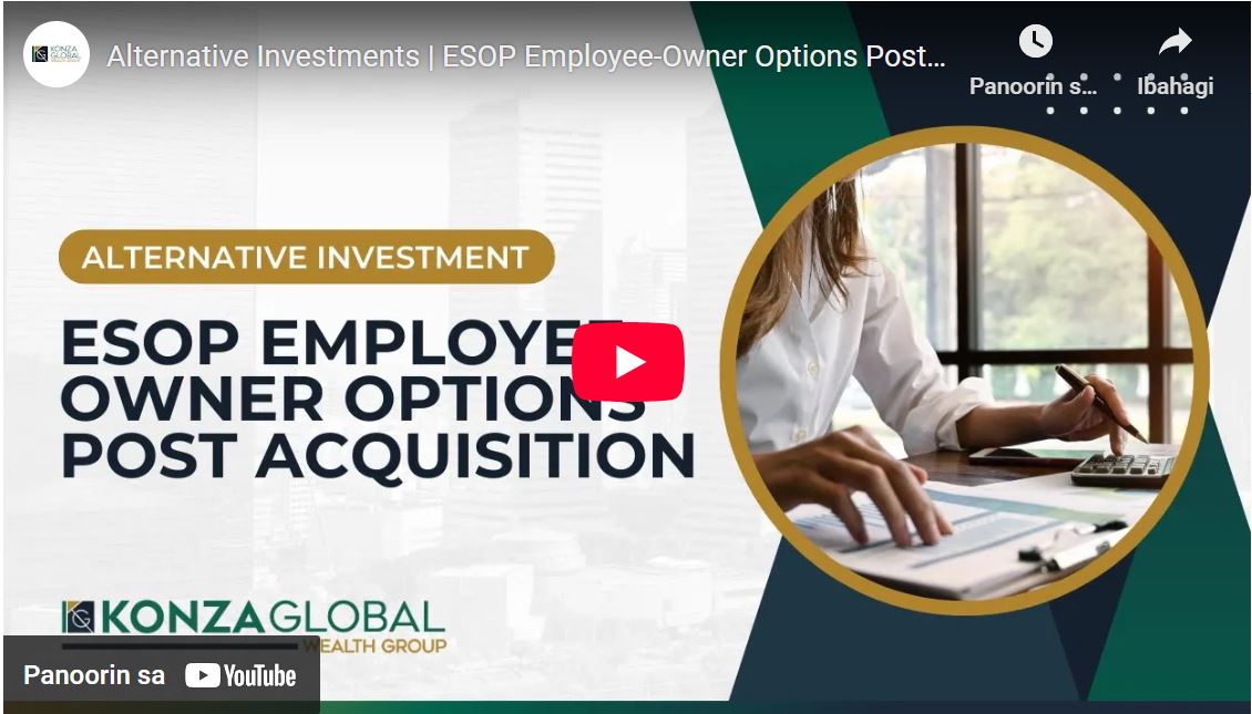 Alternative Investments | ESOP Employee-Owner Options Post Acquisition